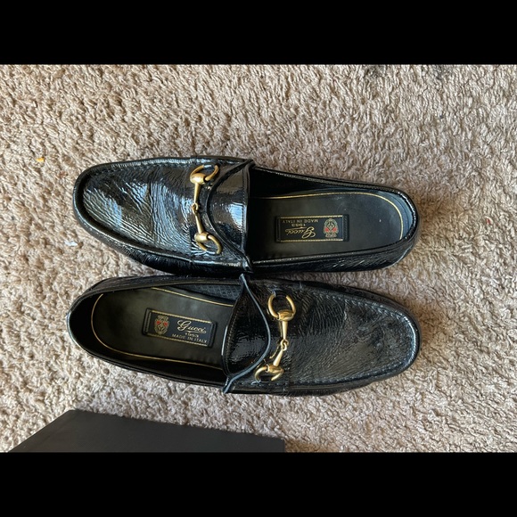Gucci Patent Leather Horsebit Loafer - Picture 3 of 5